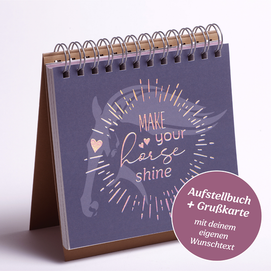 Aufstellbuch inkl. Grußkarte